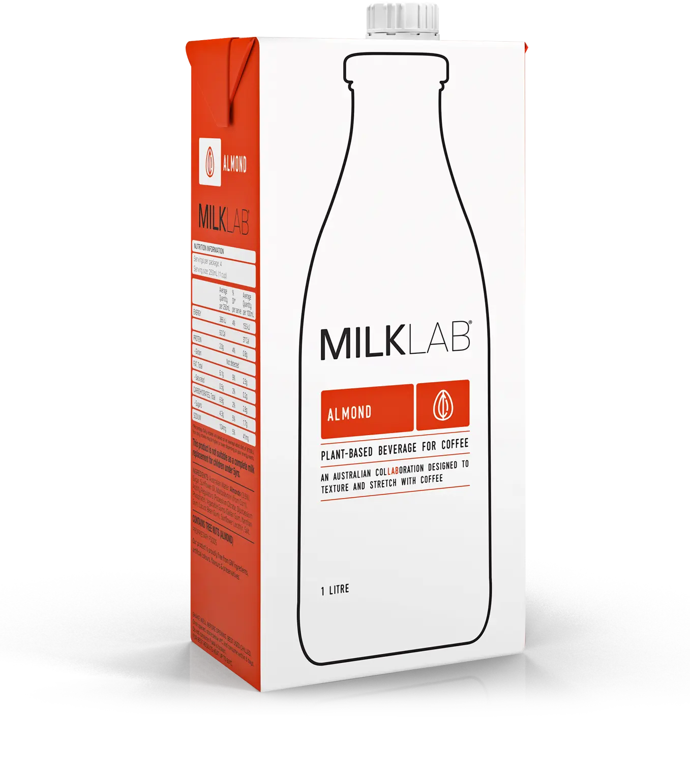 Milklab Almond Milk - 8x1lt Box