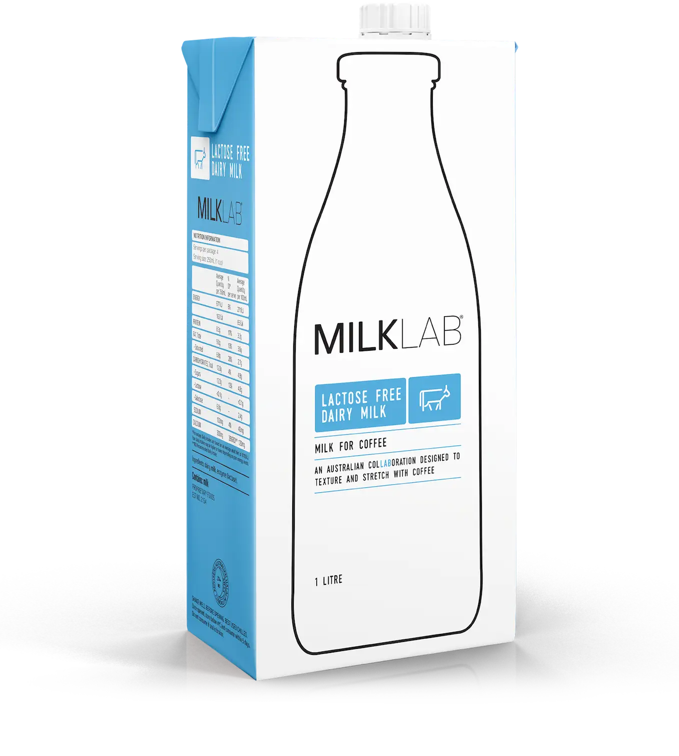 Milklab Lactose Free Milk - 12x1lt Box